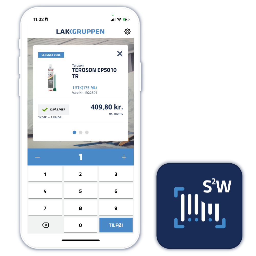 lakgruppen app scan2web